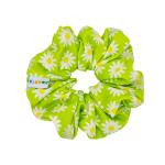Lime Bloom Scrunchie